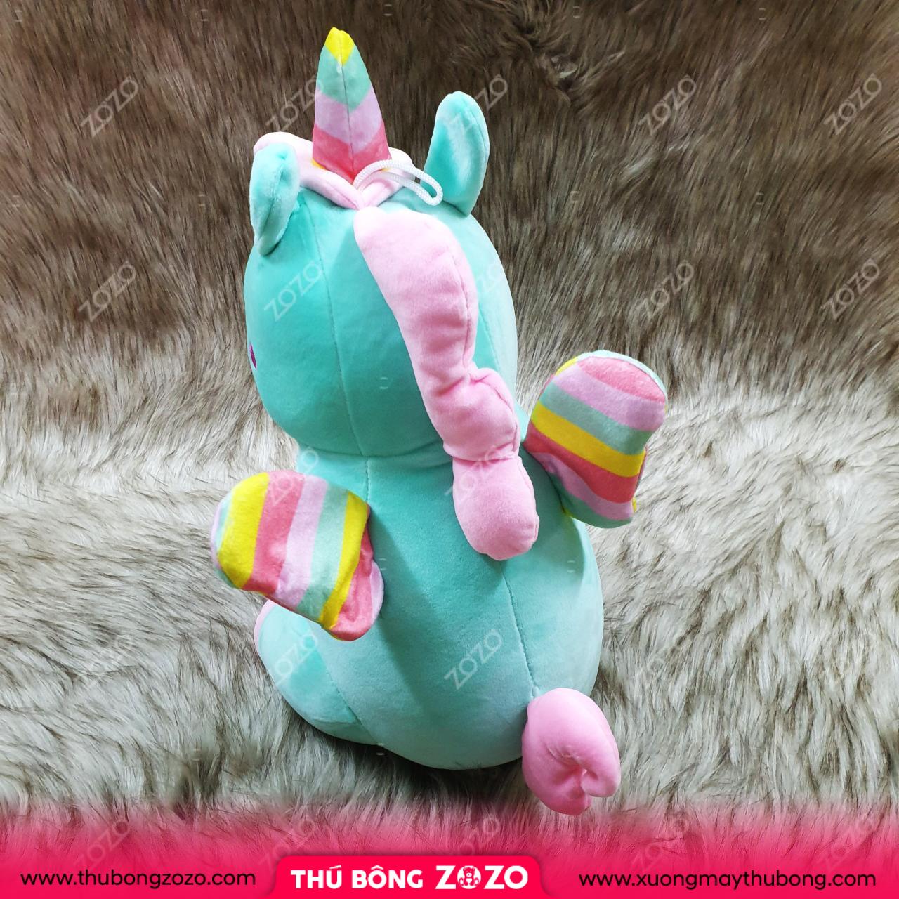 Lịch sử giá Gấu bông kỳ lân unicorn size 40cm màu xanh ngọc cập nhật 8/2023 - BeeCost