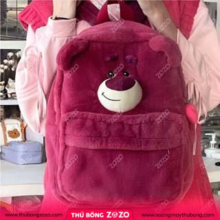 Ba lô Gấu Dâu Lotso Lông Mịn, Balo Gấu Dâu Mẫu Mới Xịn Mịn Size Lớn | Shopee Việt Nam