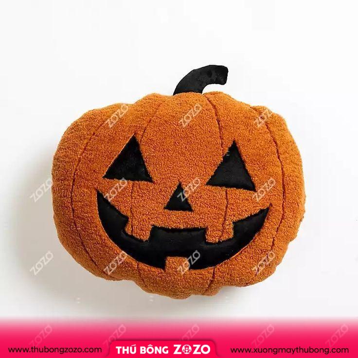 Thú nhồi bông hình bí đỏ Halloween