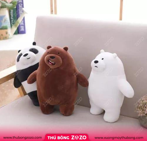 Nhận May Thú Bông We Bare Bears 