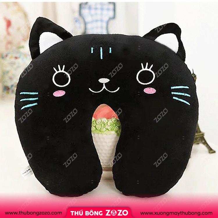 Cat shaped office pillow
