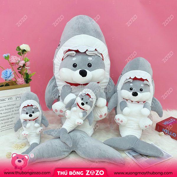 Shiba-cosplay-ca-map-2-1 Chó Bông Shiba Cosplay Cá Mập | Gấu Bông Teddy