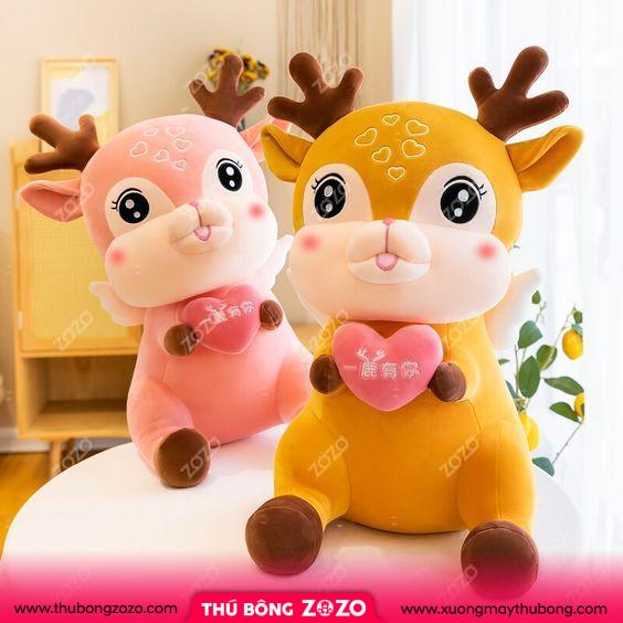 Thú nhồi bông hươu giá rẻ