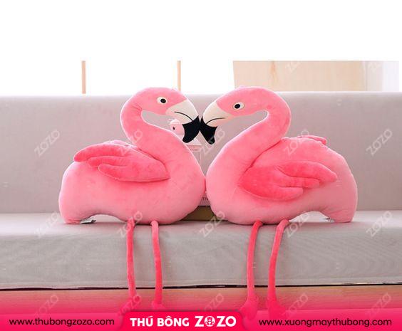 Specializing in making flamingo stuffed animals