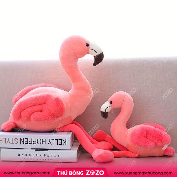 Specializing in making flamingo stuffed animals