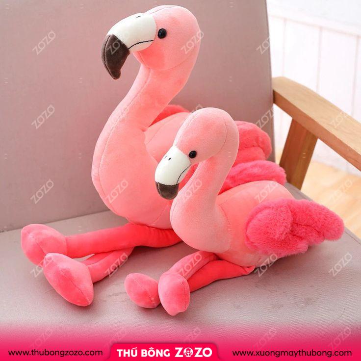Specializing in making flamingo stuffed animals