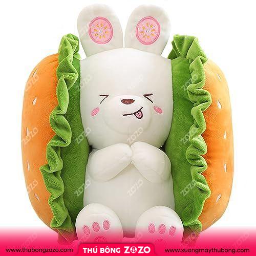 Hamburger stuffed animal