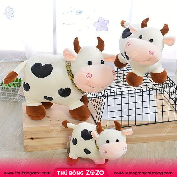 Nhận làm thú nhồi bông bò sữa