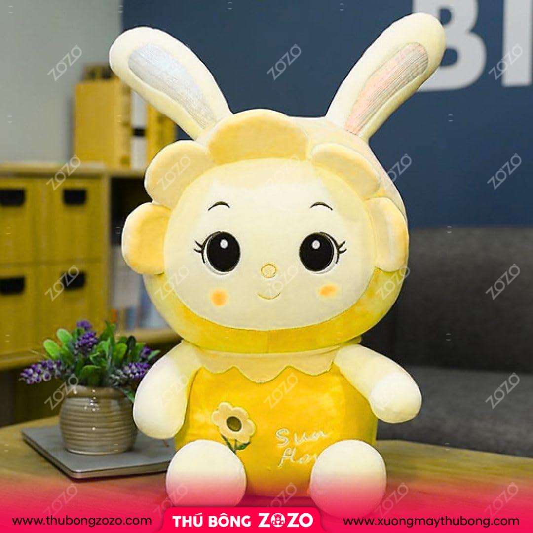 Nhận làm thú bông thỏ hướng dương giá rẻ