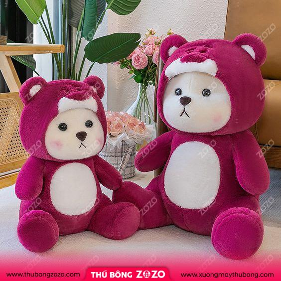 Thú nhồi bông gấu dâu