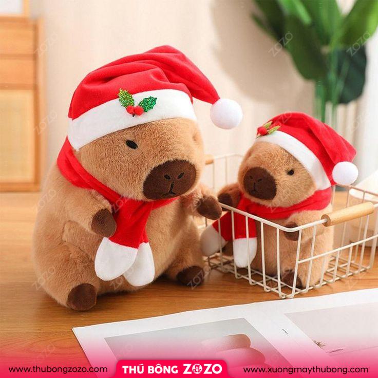 Thú Bông Christmas Capybara