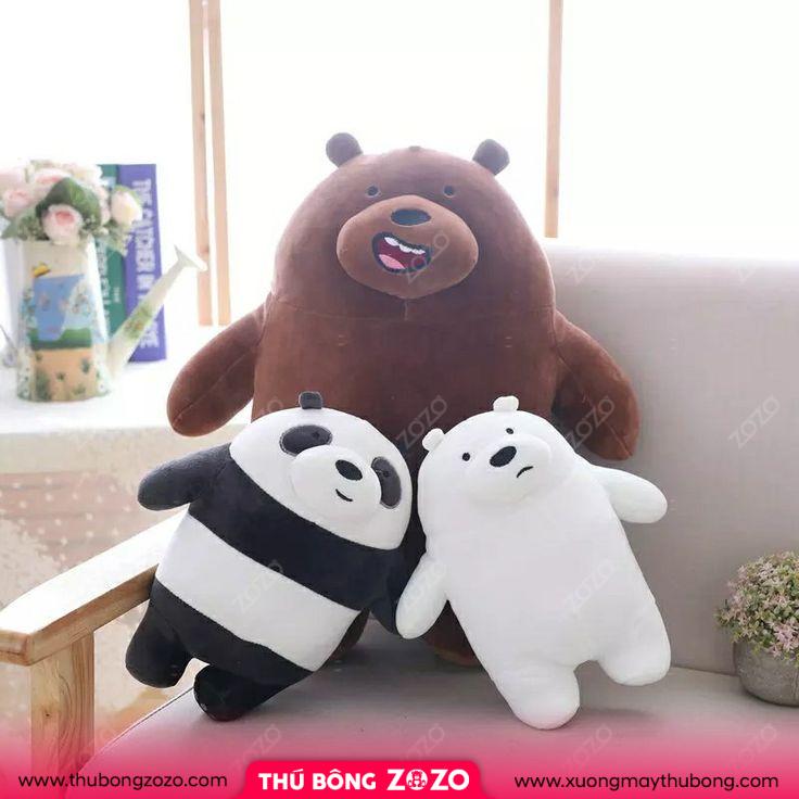 Nhận May Thú Bông We Bare Bears