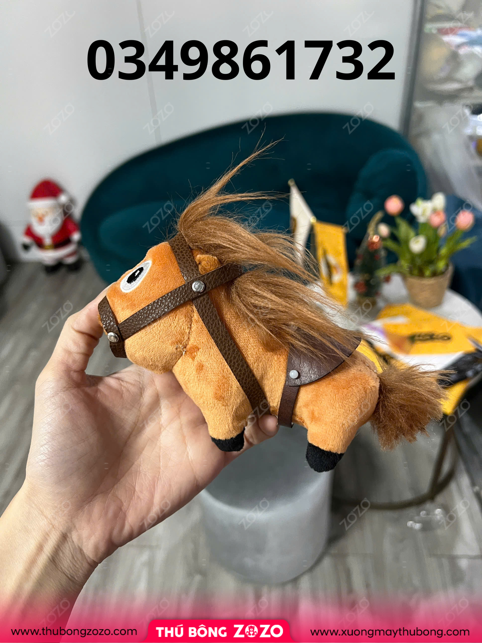 Móc khóa gấu bông theo yêu cầu