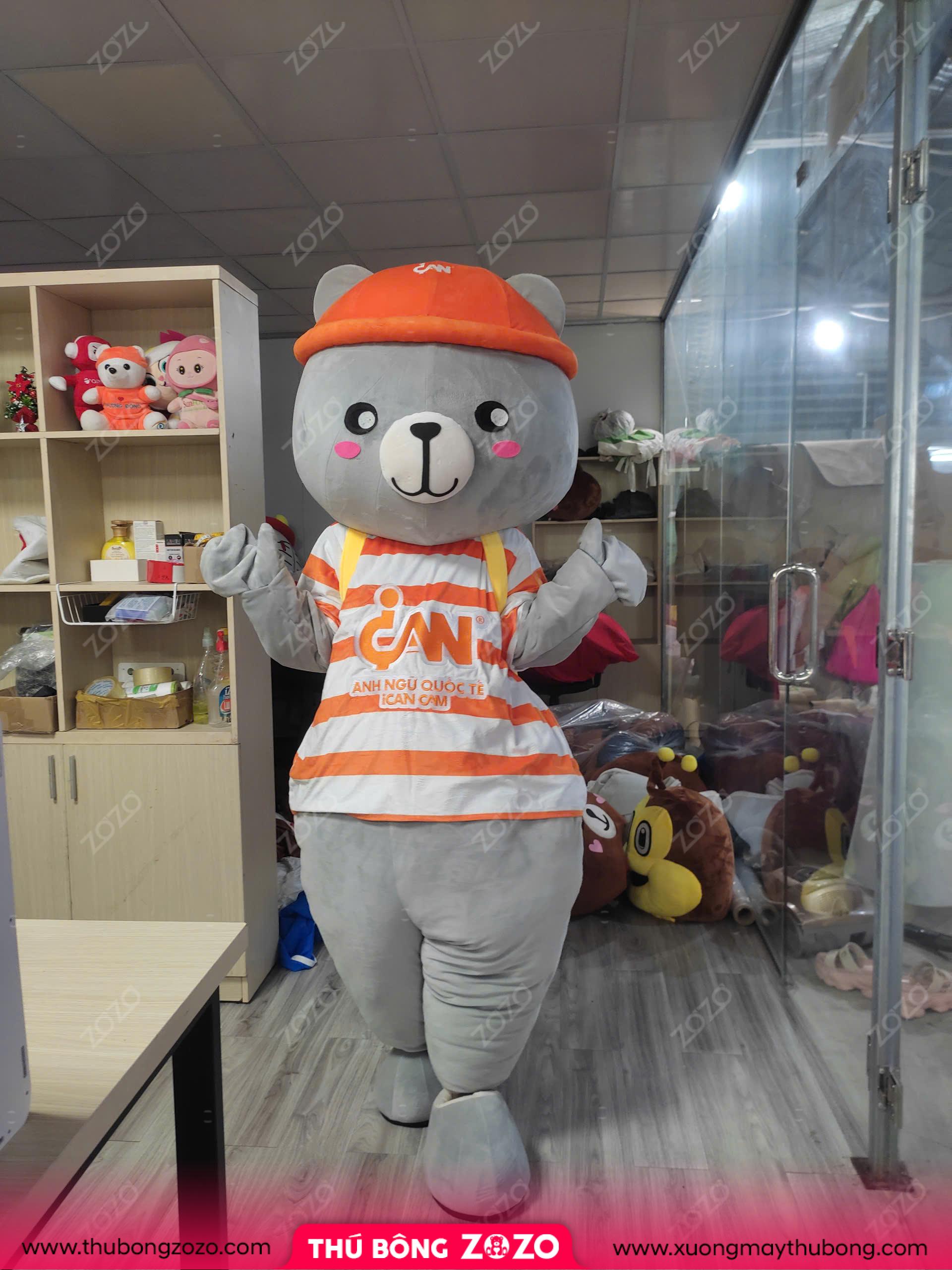 mascot bông may theo yêu cầu làm quà tặng doanh nghiệp